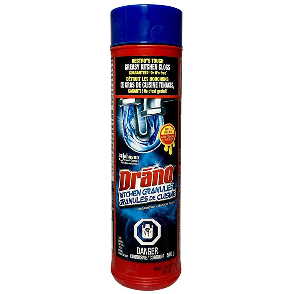Drano - Kitchen Crystals 6X500 Ml - Canadian Distribution