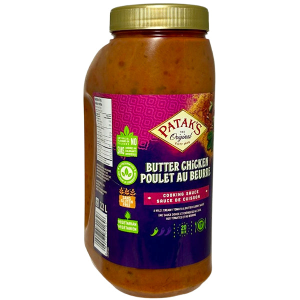PATAKS - BUTTER CHICKEN COOKING SAUCE 2.2LT