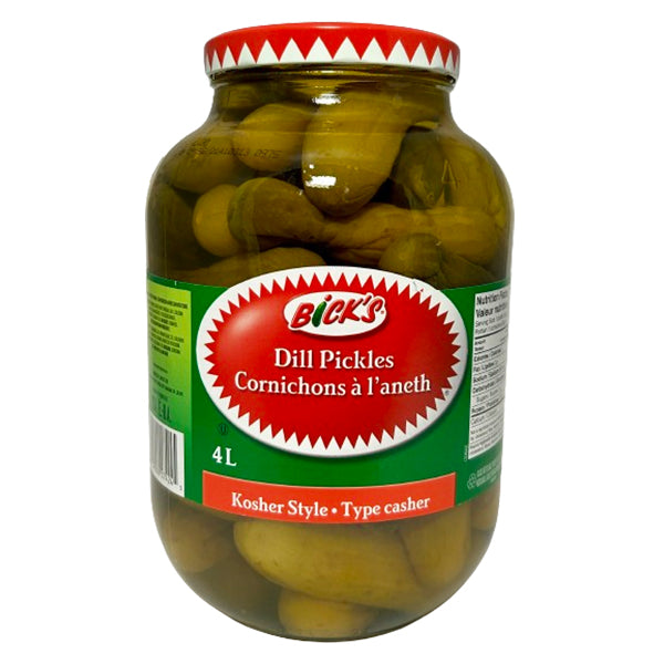 BICKS - KOSHER WHL DILL 4L 2x4LT