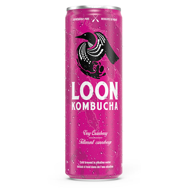 LOON KOMBUCHA - VERY CRANBERRY 12x355 ML