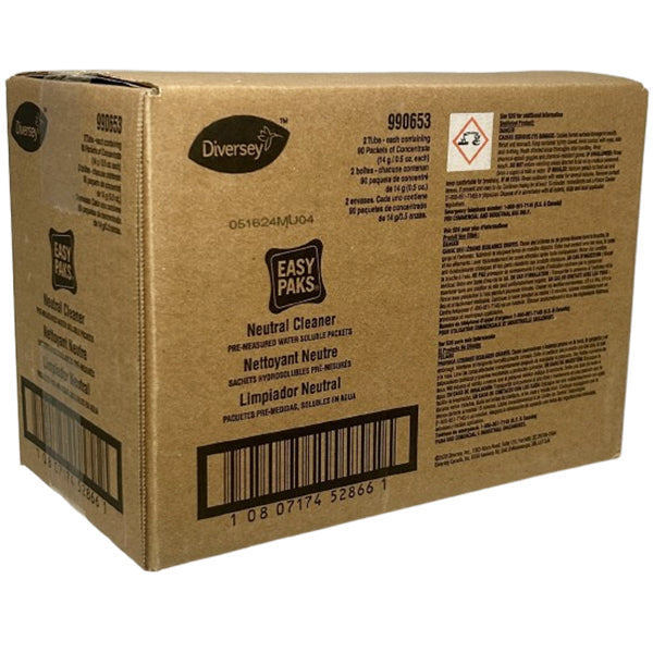 Diversey - Easy Pack Neutral Cleaner 90/14G 2X4 Lt - Canadian Distribution