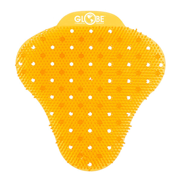 Globe - Aquos Orange Mango Heavy-Duty Anti-Splash Urinal Screens 6X2 Un - Canadian Distribution