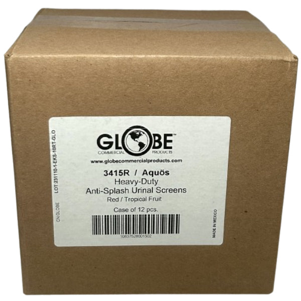 Globe - Aquos Red Tropical Anti-Splash Urinal 6X2 Un - Canadian Distribution
