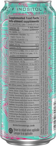 Monster Ultra Vice Guava Energy Drink – Zero Sugar, 473 mL Cans (12 Pack)