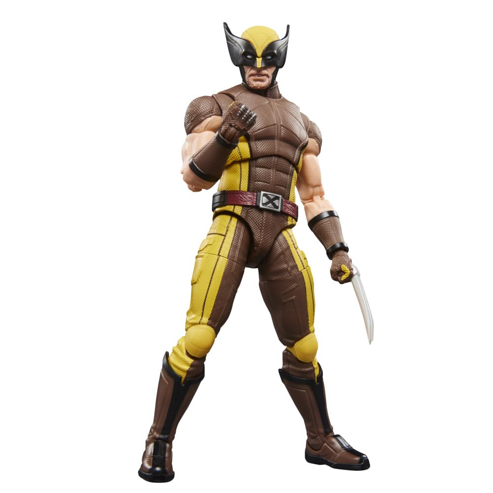 Marvel Legends Series Wolverine (Brown Suit), Marvel Studios' Deadpool & Wolverine Movie Collectible 6-Inch Action Figure Gift
