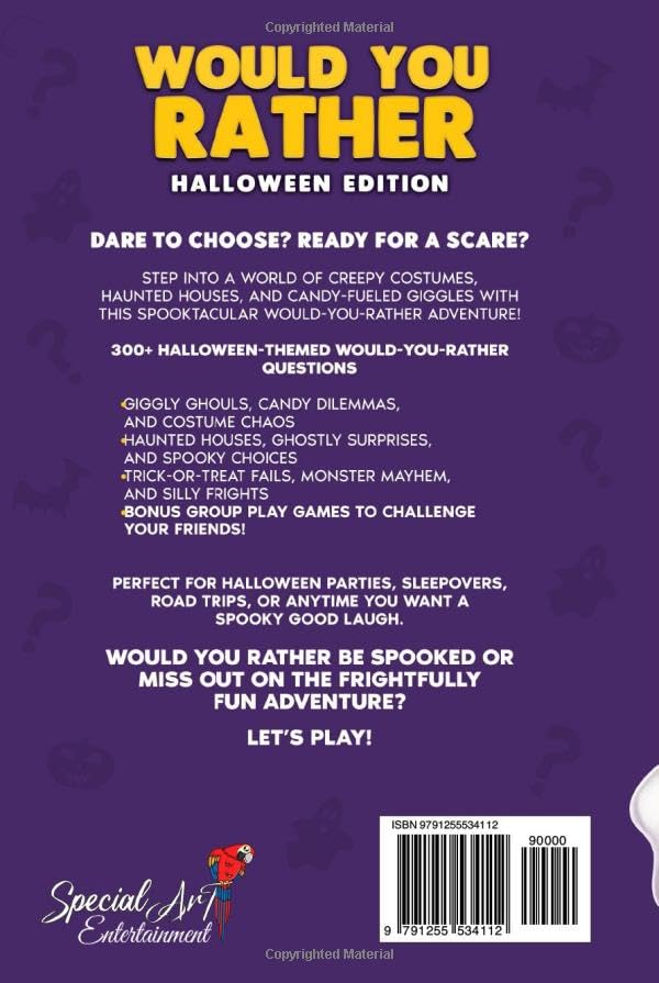 Tu préfères - Édition Halloween : plus de 300 questions et activités effrayantes pour passer un moment fantomatique