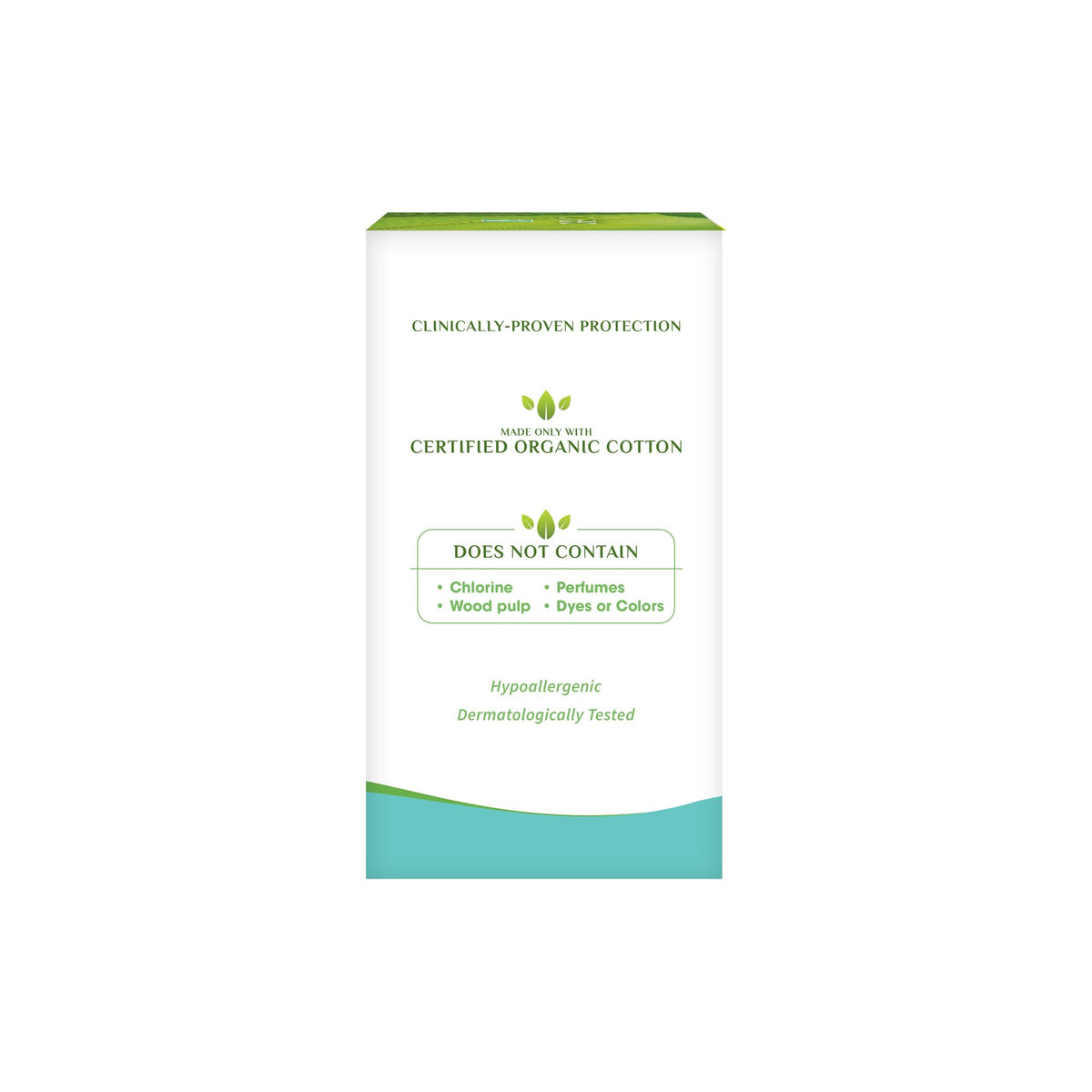 Organyc New and Improved 100% Certified Organic Cotton Overnight Feminine Pads, Heaviest Flow, Super Absorbency, 28 Count