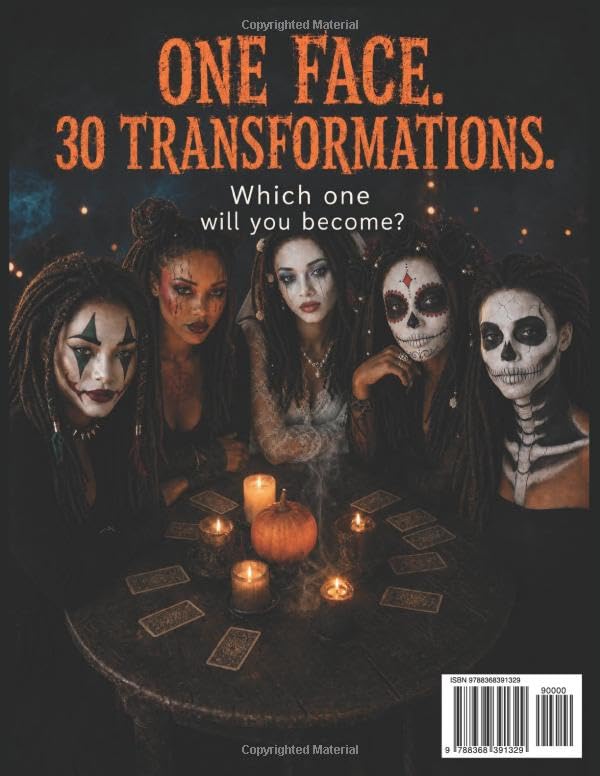 Maquillage d'Halloween : idées de maquillage et de peinture faciale étape par étape pour adolescents et adultes – Looks effrayants, audacieux et magnifiques – Créé par Yamara Grand