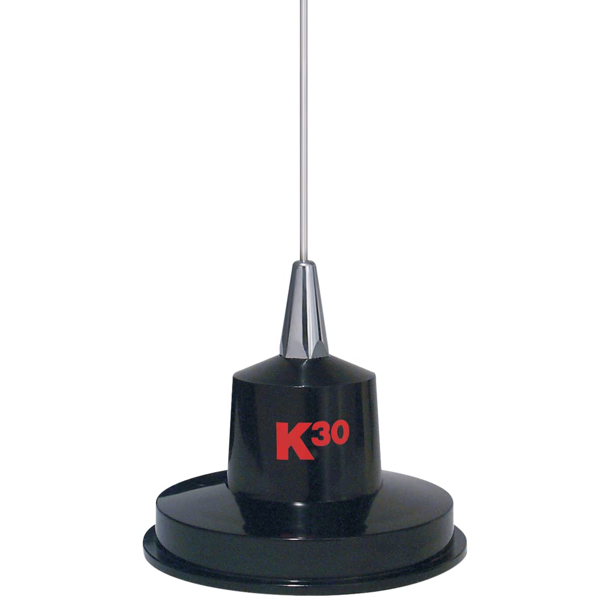 K40 Model K-30 35" Magnet Mount Stainless Steel CB Antenna - 300 Watts, Black
