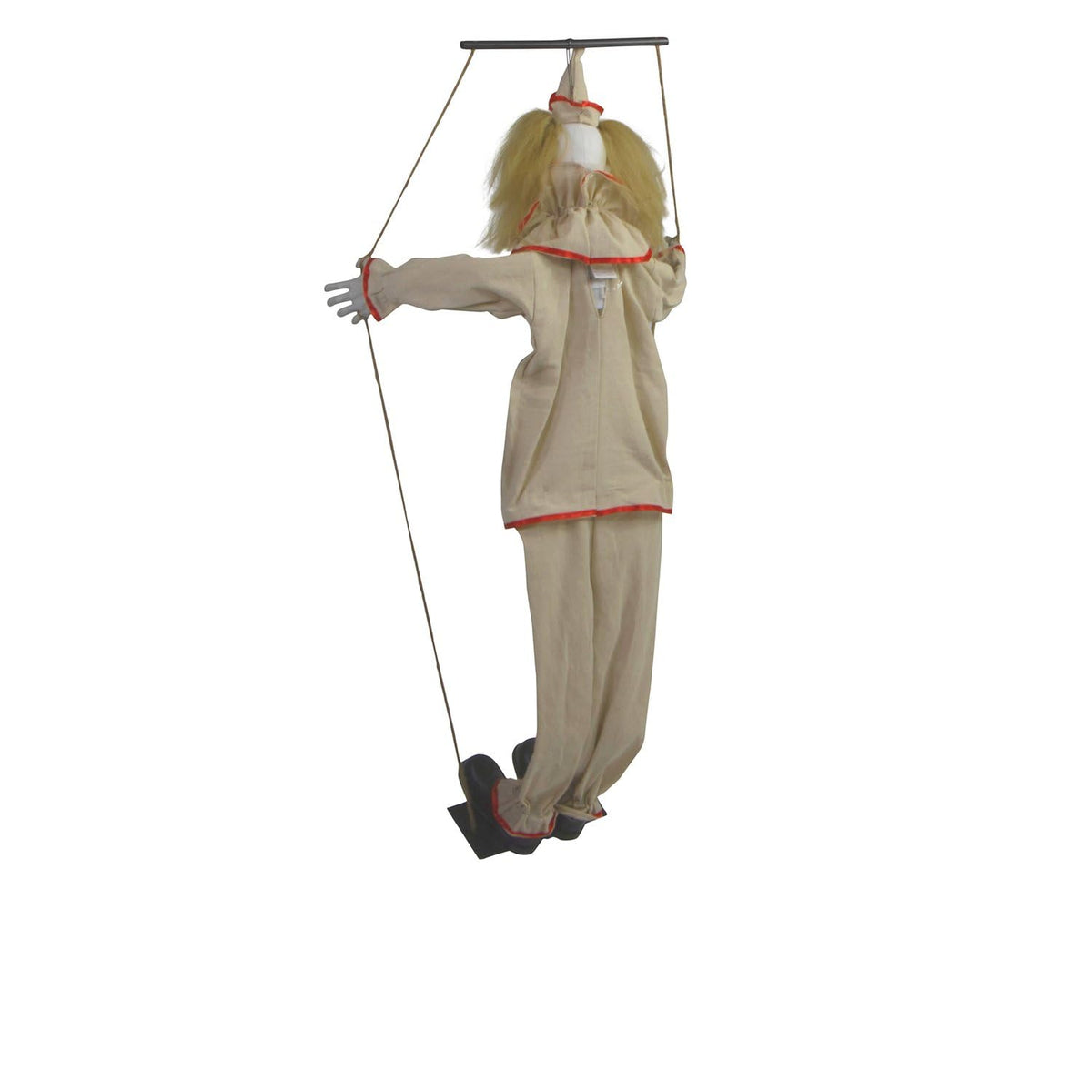Haunted Hill Farm, clown animé Smalls de 140 cm sur balançoire, décoration d'Halloween pour intérieur ou extérieur couvert, fonctionne sur piles, décoration de fête