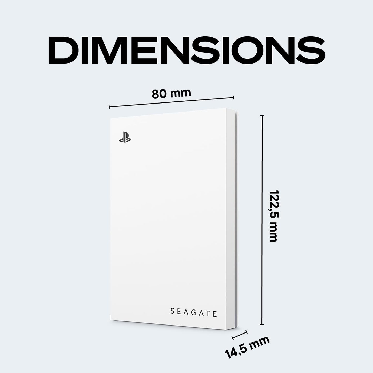 Seagate Game Drive for PlayStation 2TB External HDD - USB 3.0, Officially Licensed, Blue LED (STLV2000101) π All In One Marketplace Canada