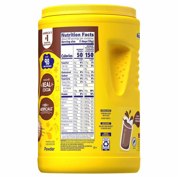 Nesquik Chocolate Powder Mix – 44.9 oz