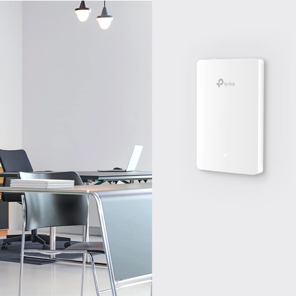 Omada EAP615-Wall, WiFi 6 AX1800 in-Wall Wireless Gigabit Access Point