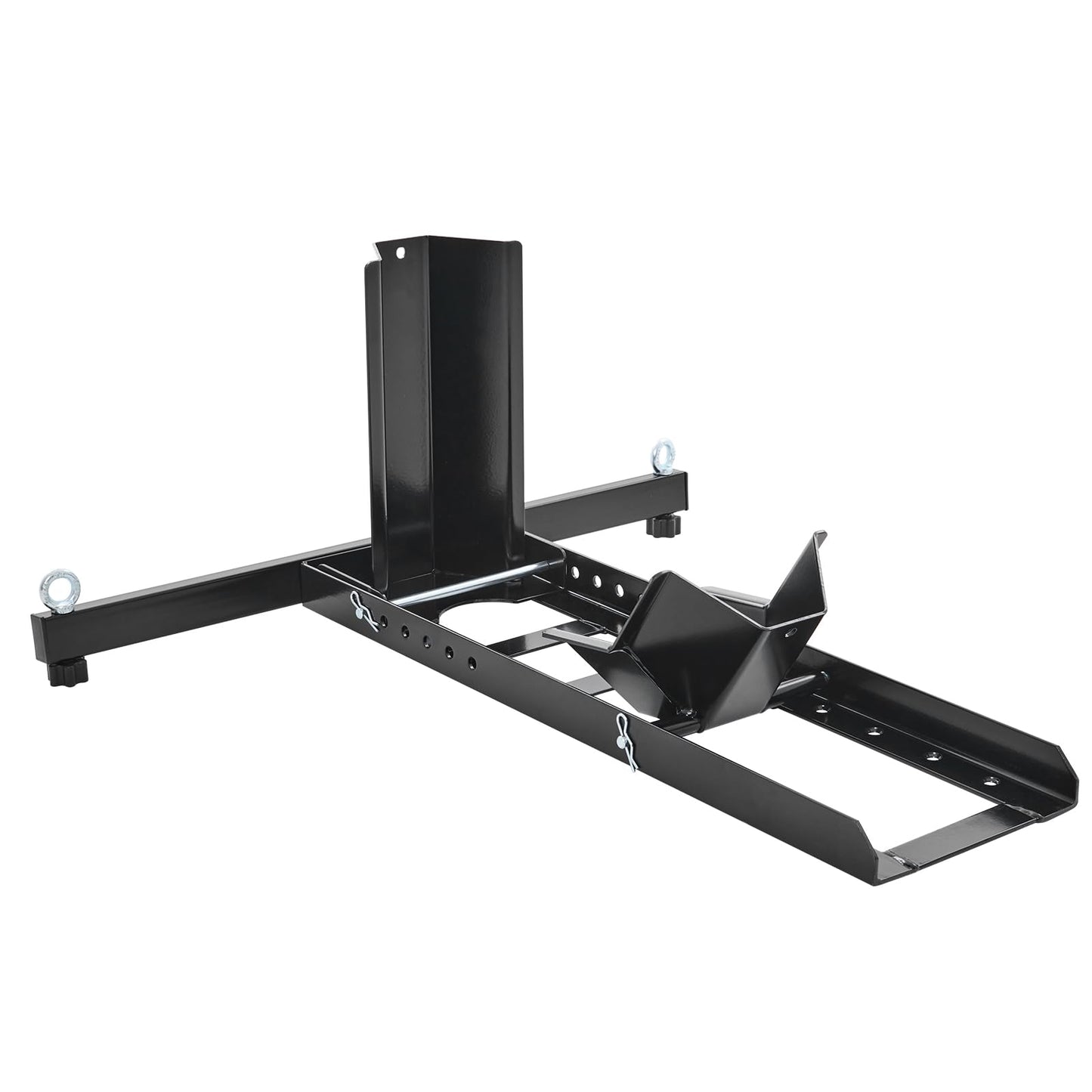 VEVOR Motorcycle Wheel Chock Upright, 1800 lbs Capacity, Heavy-duty Steel Motorcycle Front Wheel Stand with 6 Adjustable Holes, For 15"-22" Off-Road Motorcycles, Standard Motorcycles VEVOR