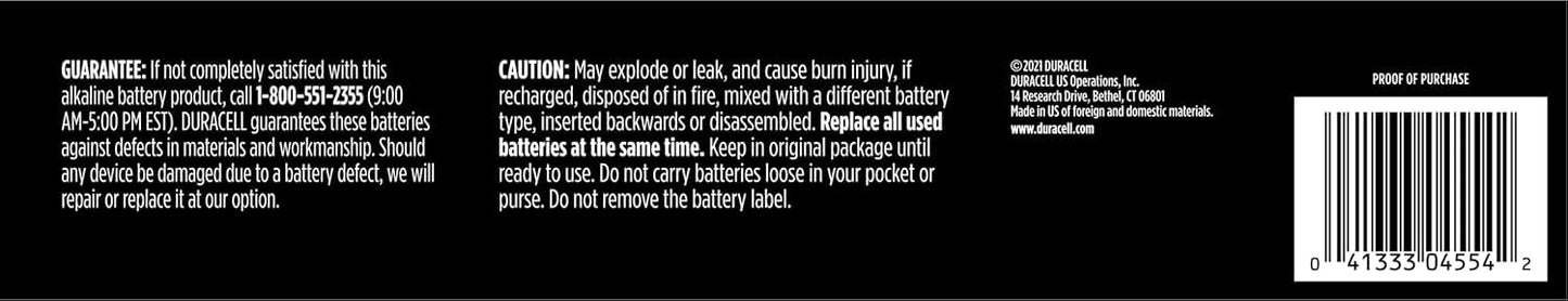 Duracell Coppertop C Batteries, 10 Count, 10-Year Shelf Life, Long-Lasting