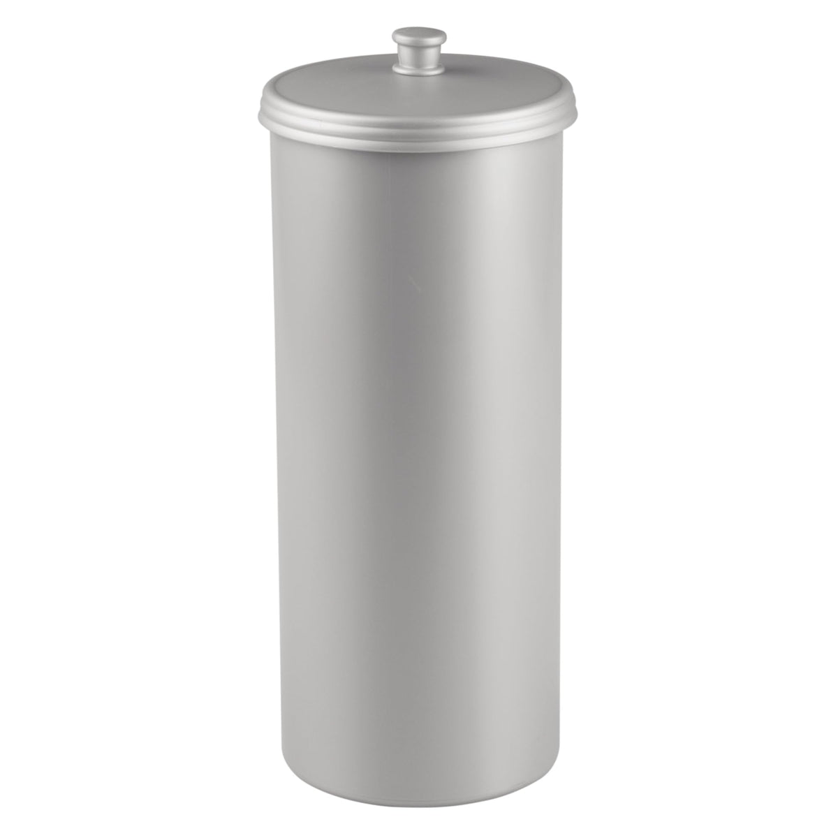 iDesign Kent Bathware, Free Standing Toilet Paper Roll Holder for Bathroom Storage - Gray