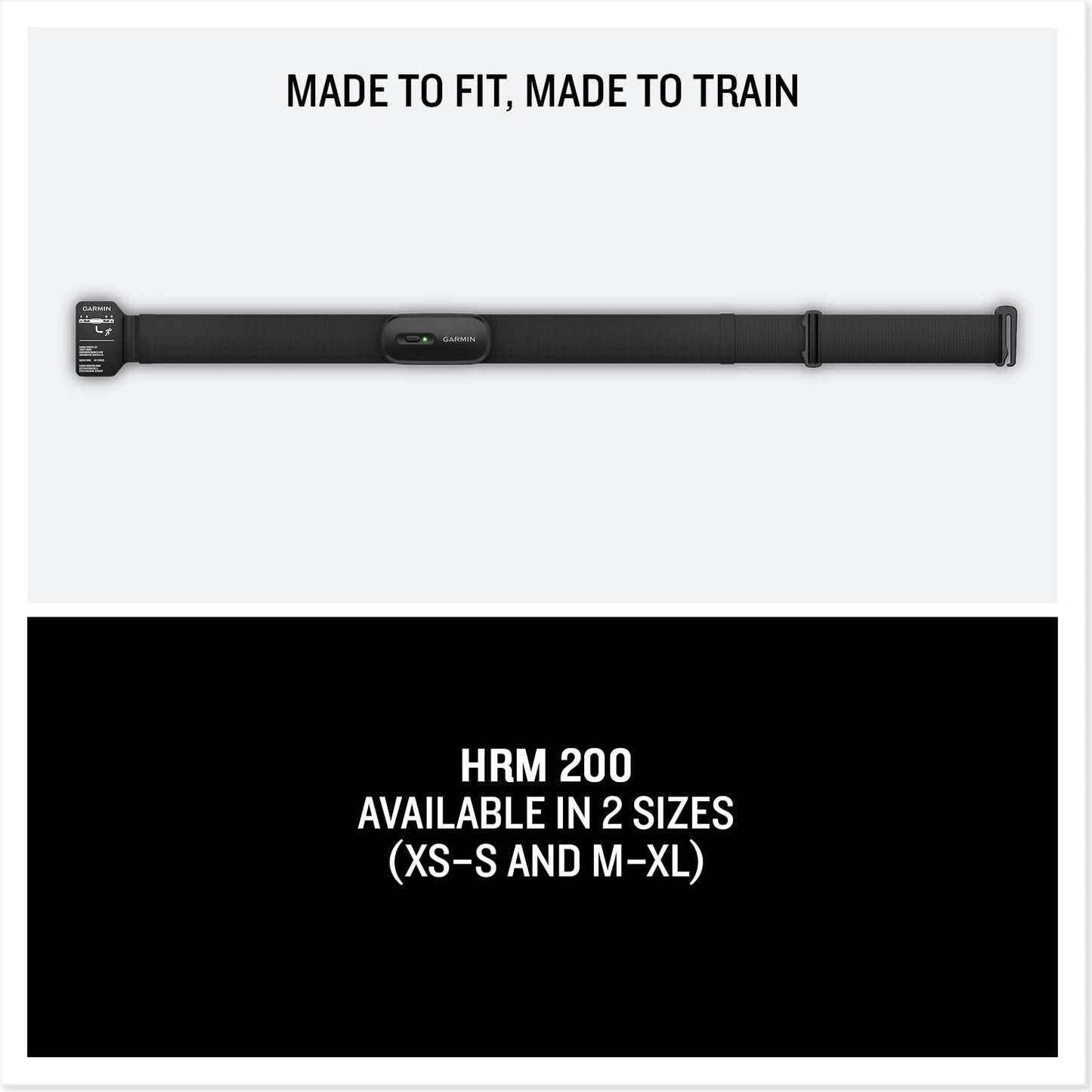 Garmin HRM 200 Heart Rate Monitor, Accurate Heart Rate and HRV Data, Comfortable Machine Washable Strap, M-XL - Available at All In One Marketplace Canada