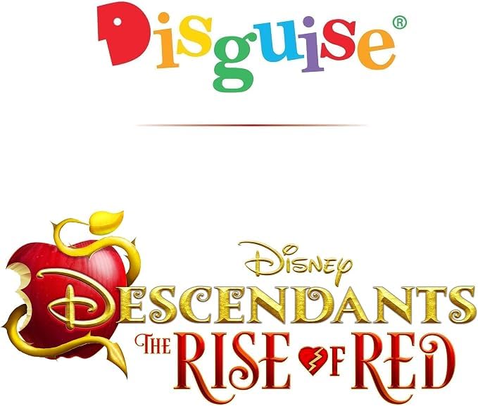 Descendants Red Wig, Official Disney Descendants The Rise of Red Costume Accessory, One Size Child