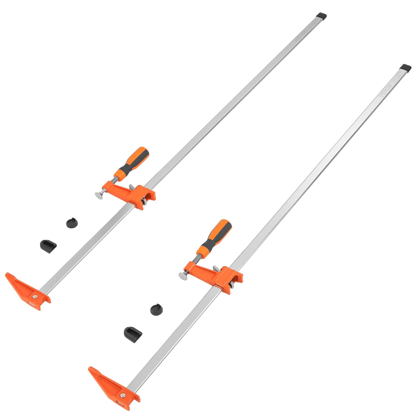 VEVOR Bar Clamps for Woodworking, 2-Pack 36" Clamp, Quick-Change F Clamp with 600 lbs Load Limit, 2.5" Throat Depth, Cast Iron and Carbon Steel, Wood Clamps for Woodworking Metal Working 🍁 All In One Marketplace Canada VEVOR