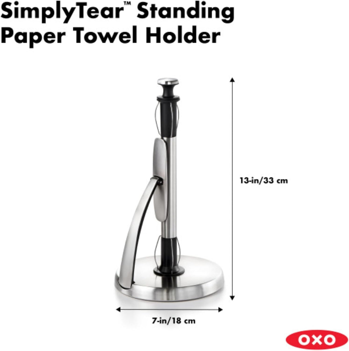 OXO Good Grips 1066736SS Paper Towel Holder (Silver)