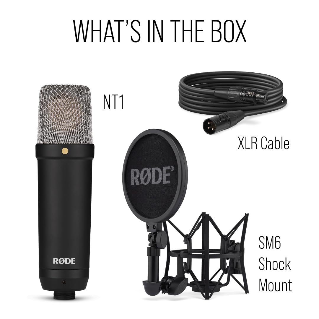 RODE Condenser Microphone (NT1SIGNATUREBLACK)