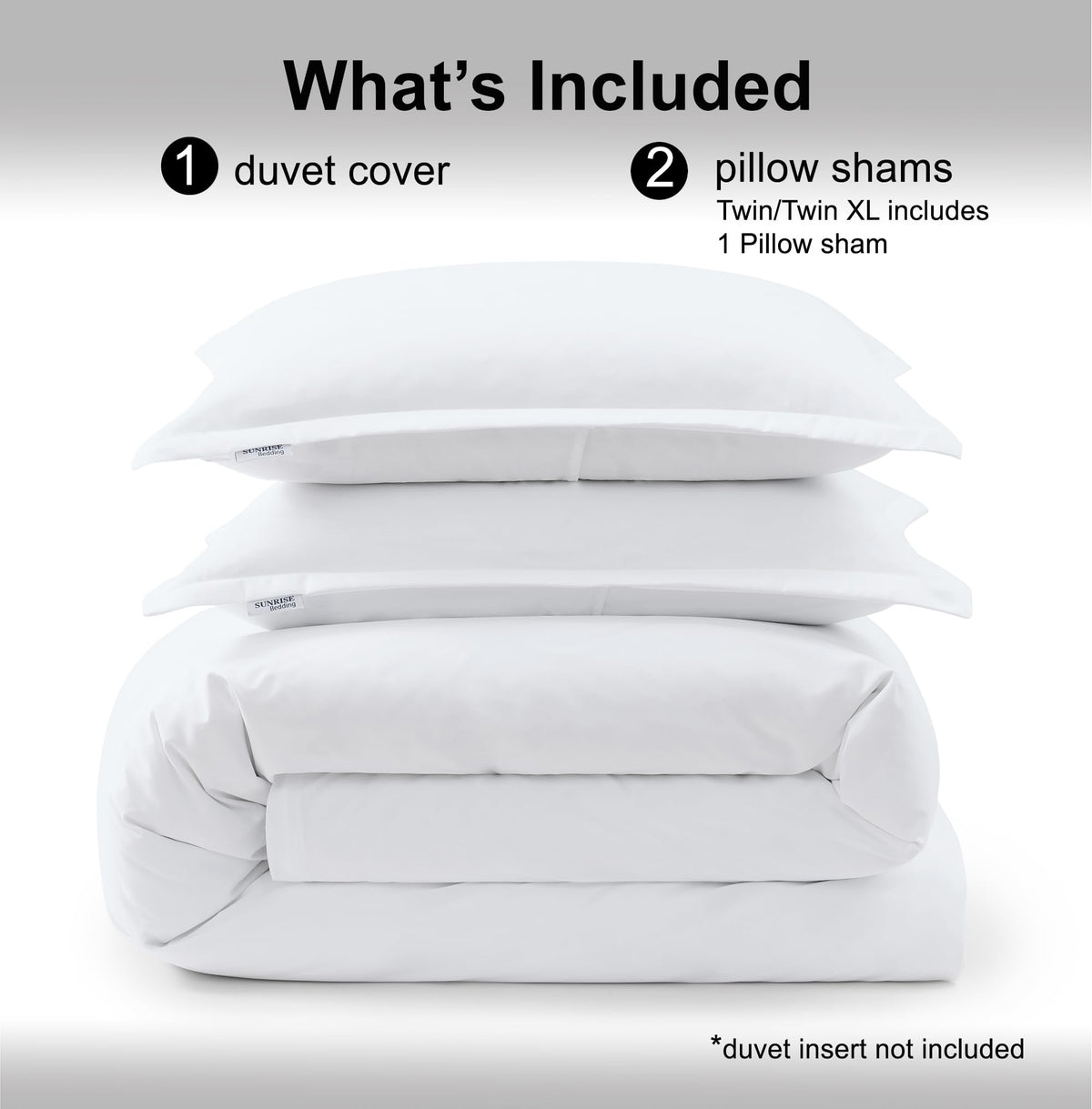 Duvet Cover Queen Size, Pre-Washed Soft Microfiber 3 Piece Set - White 🍁 All In One Marketplace Canada