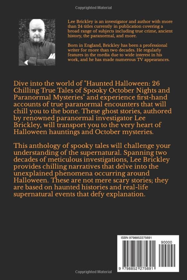 Halloween hanté : 26 histoires vraies et glaçantes de nuits d'octobre effrayantes et de mystères paranormaux