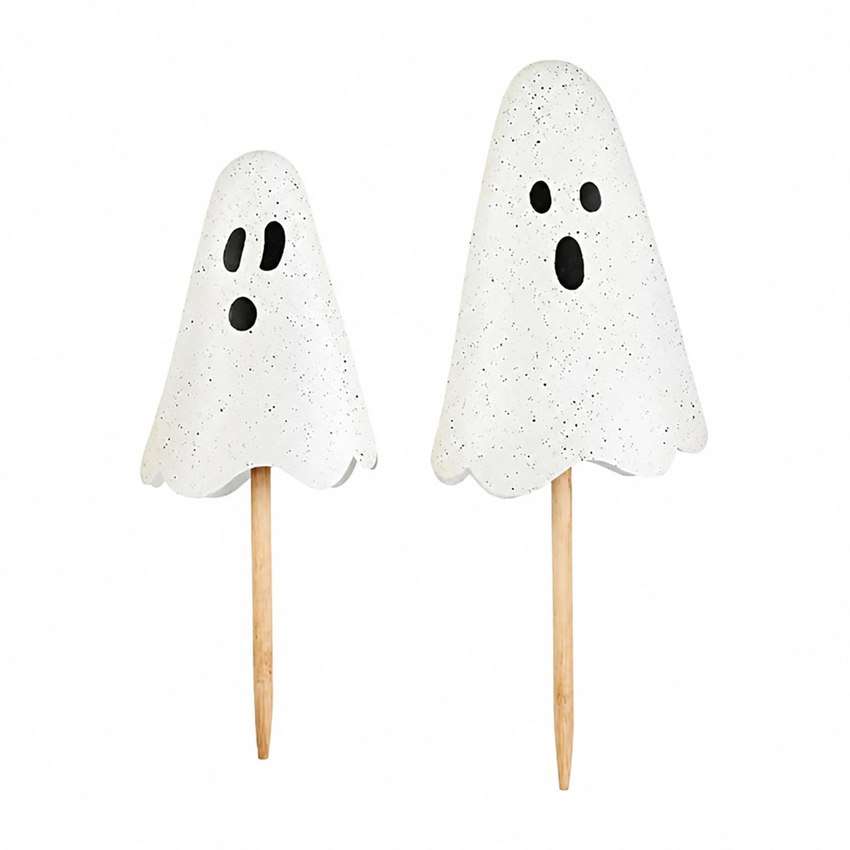 Pancartes de jardin fantômes en métal pour Halloween Mud Pie, 24 po, 20 po