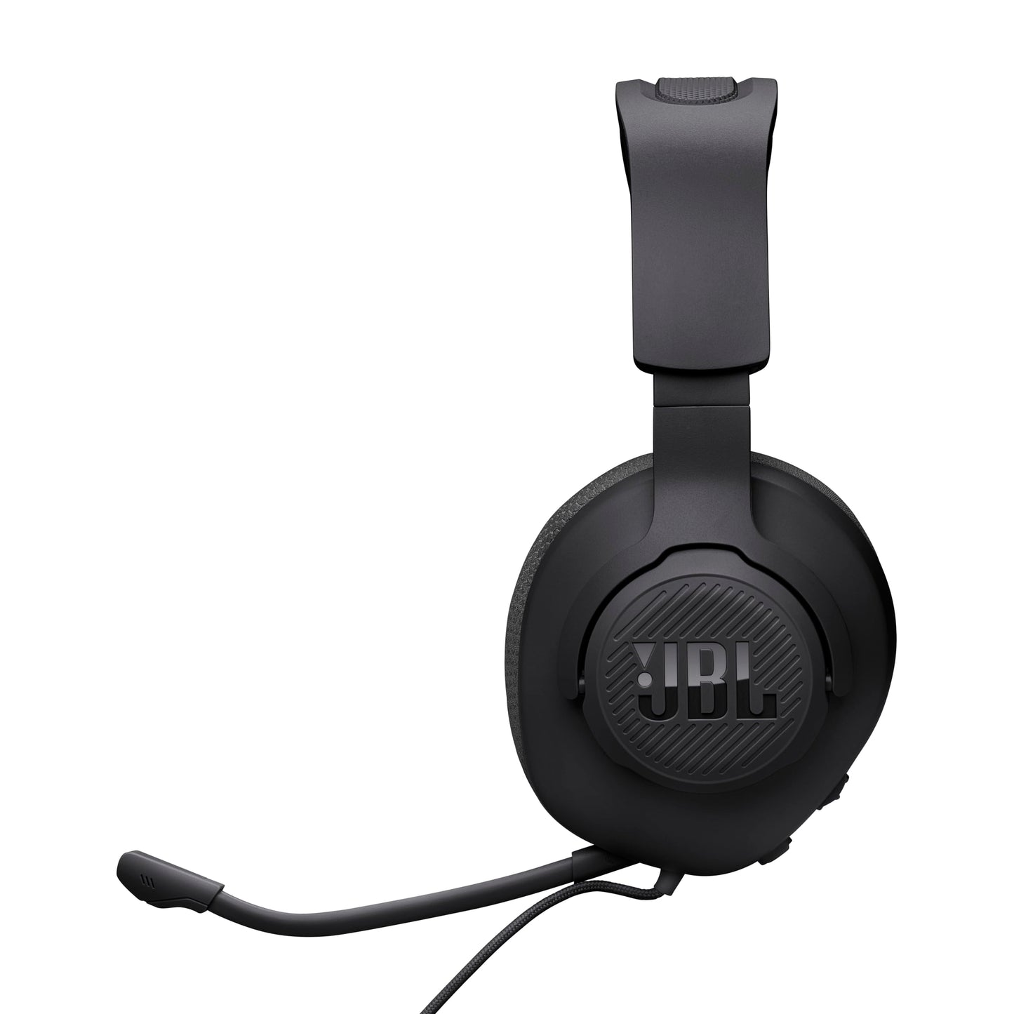 JBL Quantum 100M2 - Wired Over-Ear Gaming Headset with omnidirectional, Detachable mic with Mute Option and Fabric-Covered Memory Foam Ear Cushions, Compatible with All Platforms (Black) - Available at All In One Marketplace Canada