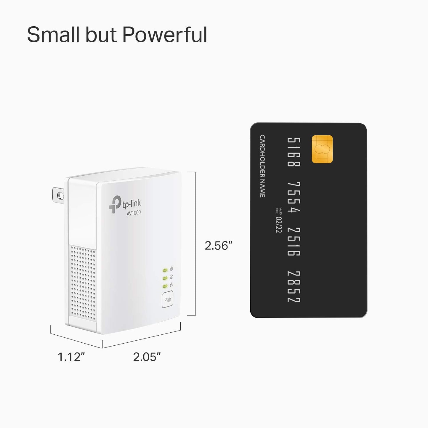 TP-Link Powerline Ethernet Adapter Starter Kit (TL-PA7017 KIT) - AV1000 Gigabit Port, Plug&Play, Ethernet Over Power, Nano Size, Ideal for Smart TV, Online Gaming, Wired Connection Only - Available at All In One Marketplace Canada