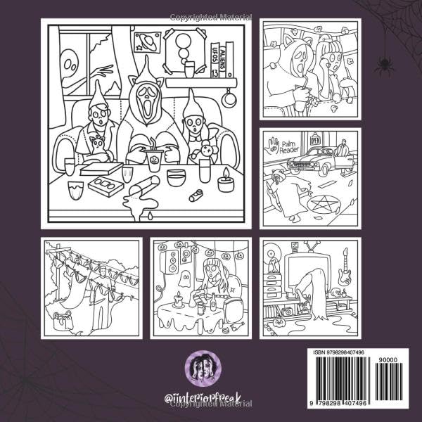 Halloweird : un livre de coloriage d'horreur pour Halloween, où chaque monstre a sa touche d'originalité