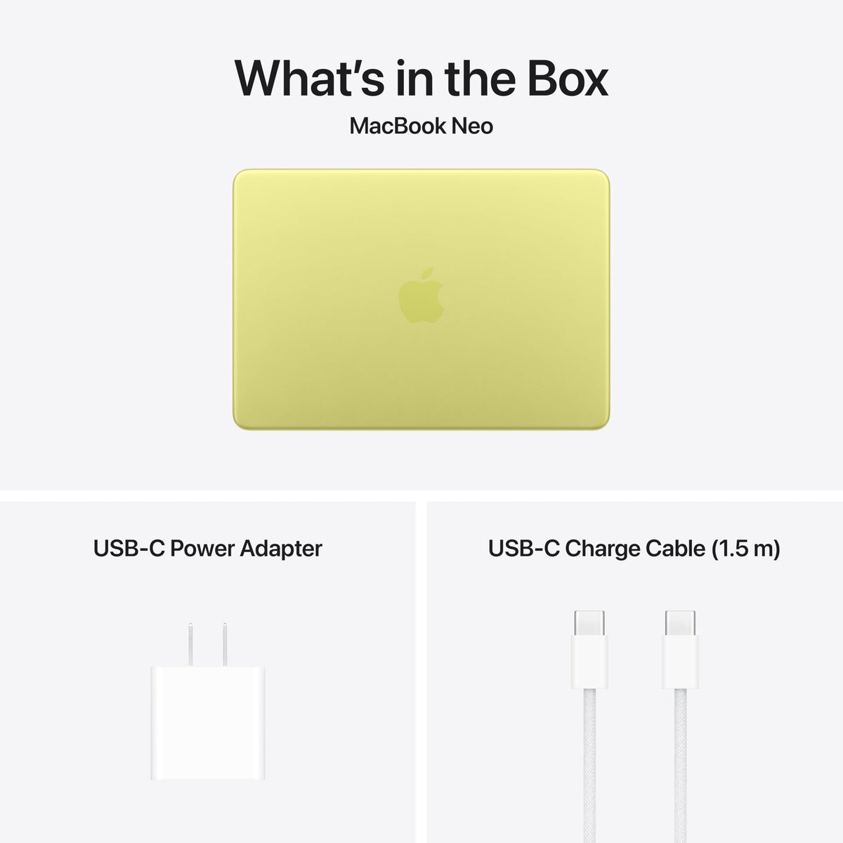 Apple 2026 MacBook Neo 13-inch Laptop with Apple A18 Pro chip (6‑core CPU and 5‑core GPU, 8GB Unified Memory, 256GB) - Citrus - English Keyboard