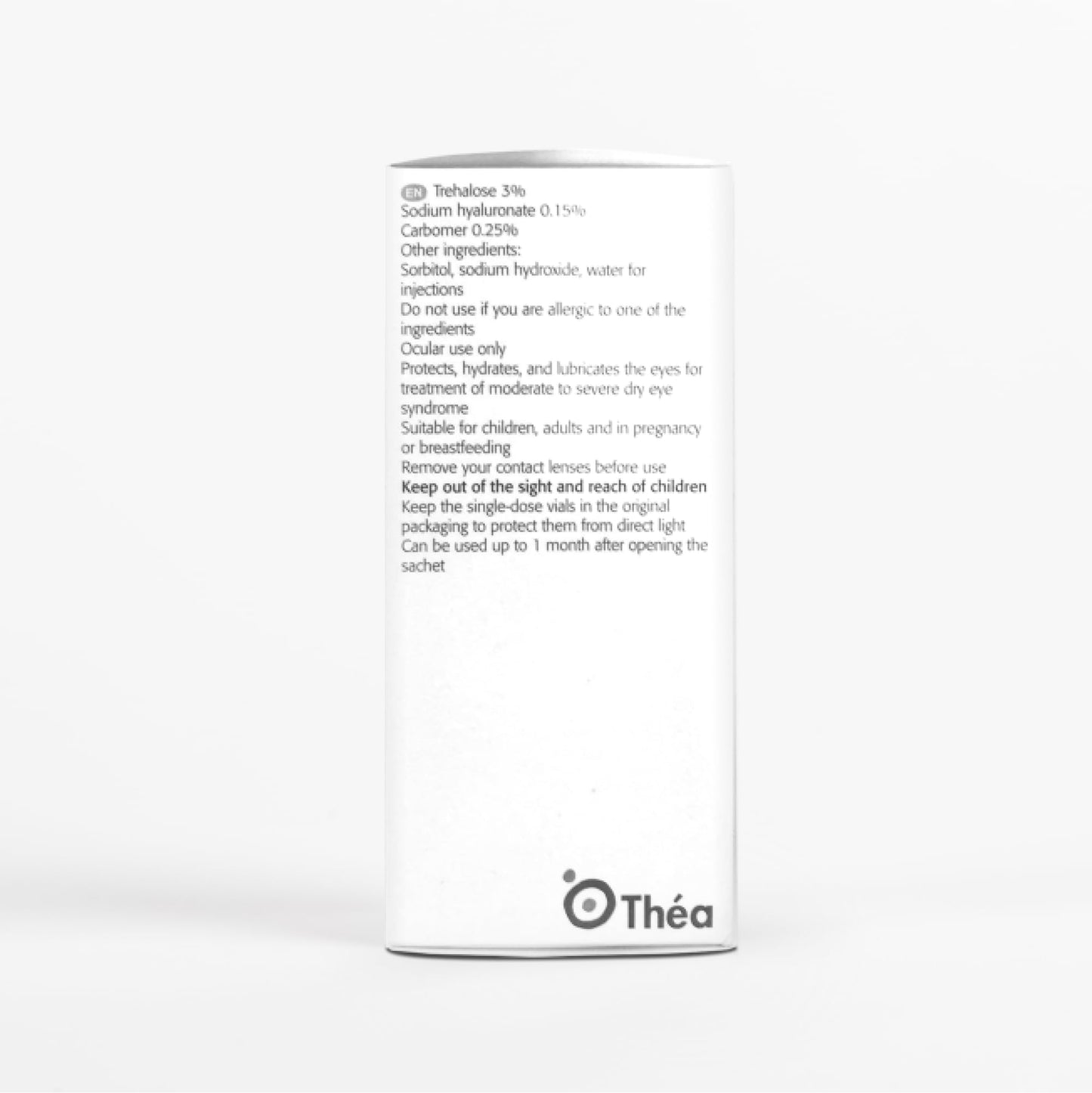 Thealoz Duo Gel - Clinically Proven Hydration for Dry Eyes w/Hyaluronic Acid & Trehalose, Lubricating Gel-Persistent Dryness, Stabilizes Tear Film for 6 Hrs-Contact Lens Wearers-Single-Use 30 Vials - Available at All In One Marketplace Canada