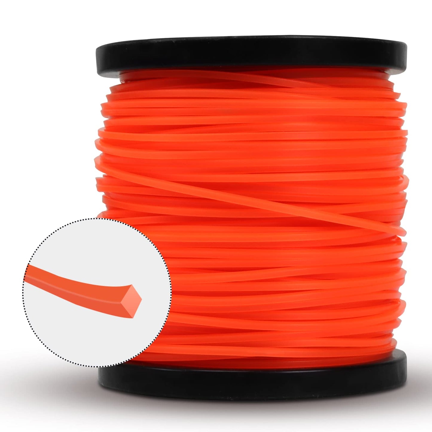 VIABRICO 0.080 Inch Trimmer Line, 0.080" Weed Wacker Eater String, Commercial Grade Square Nylon String Trimmer Line Replacement for String Trimmer Weed Trimmer .080"-425ft-1.35lb-Spool