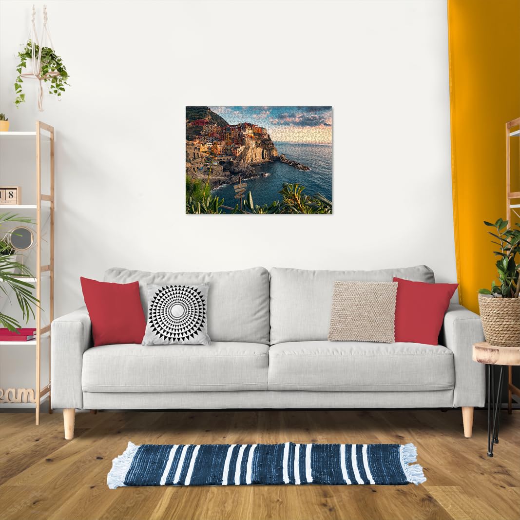 Ravensburger - Maligne Lake, Canada - 1000 Piece Jigsaw Puzzle - Featuring Stunning Mountains, Vivid Water, Evergreens & More - Frameable - Premium Quality - Puzzles for Adults