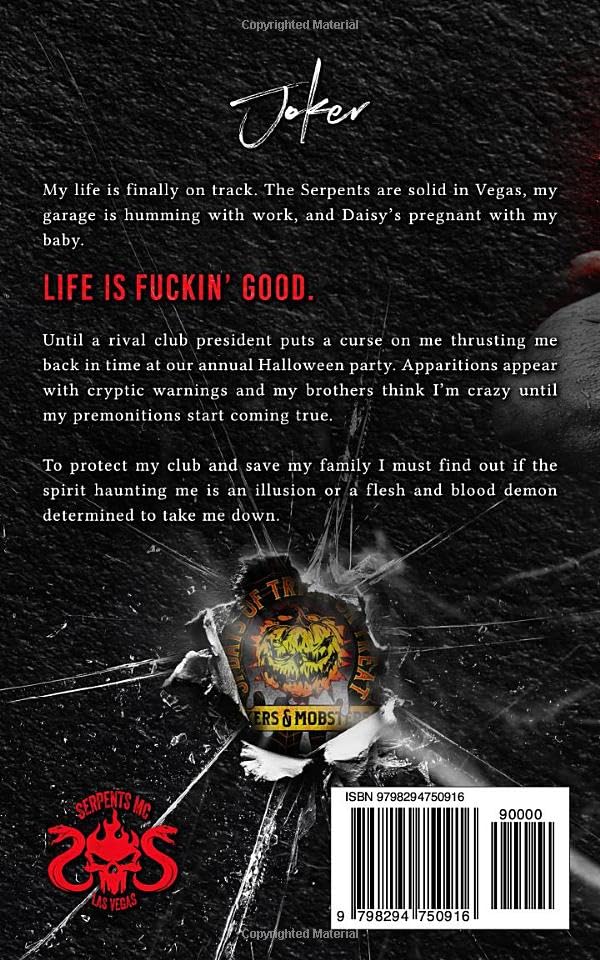 Joker's Ghost/ Serpents MC Las Vegas: Dark MC Halloween Romance, Time Travel