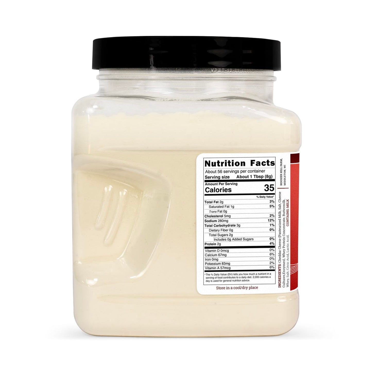 Hoosier Hill Farm White Cheddar Cheese Powder, 1 Pound