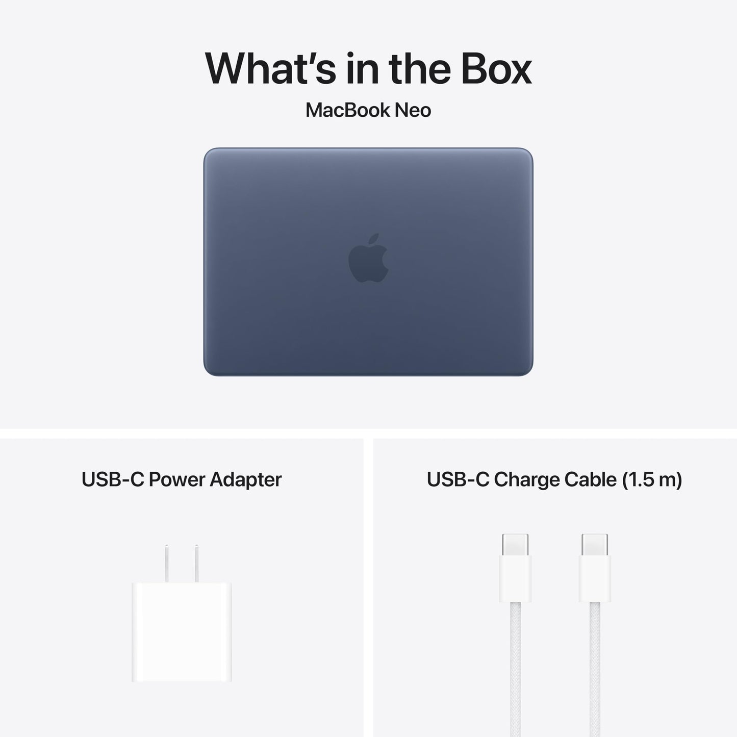 Apple 2026 MacBook Neo 13-inch Laptop with Apple A18 Pro chip (6‑core CPU and 5‑core GPU, 8GB Unified Memory, 256GB) - Indigo - English Keyboard