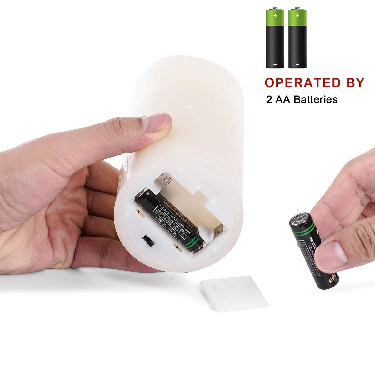 Pandaing Pack of 3 LED Flameless Flickering Battery Operated Candles with Remote and Timer, Real Wax Moving Wick Pillar Candles for Festival Wedding Christmas Home Party Decor 🍁 All In One Marketplace Canada