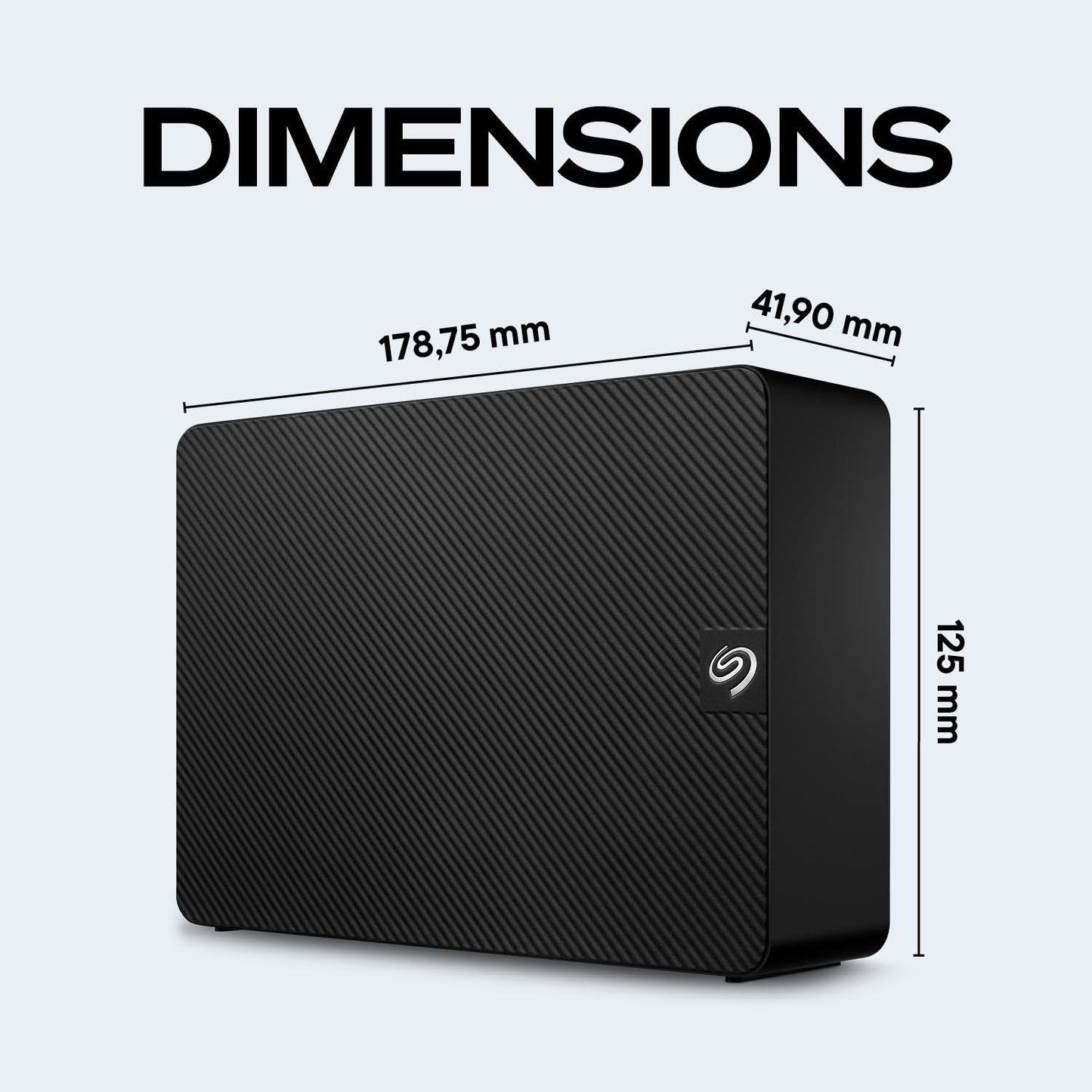 Seagate Expansion 8TB External Hard Drive HDD - USB 3.0, with Rescue Data Recovery Services (STKP8000400) - Available at All In One Marketplace Canada