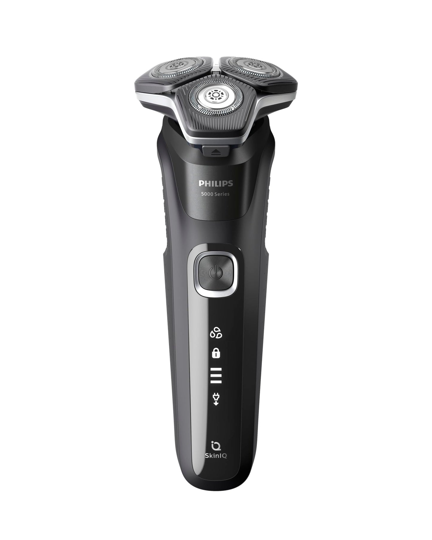 Philips Shaver Series 5000, Wet & Dry Electric Shaver, with SkinIQ Technology, Pop-up Trimmer, Charging Stand, Deep Black, Model S5898/25 - Available at All In One Marketplace Canada