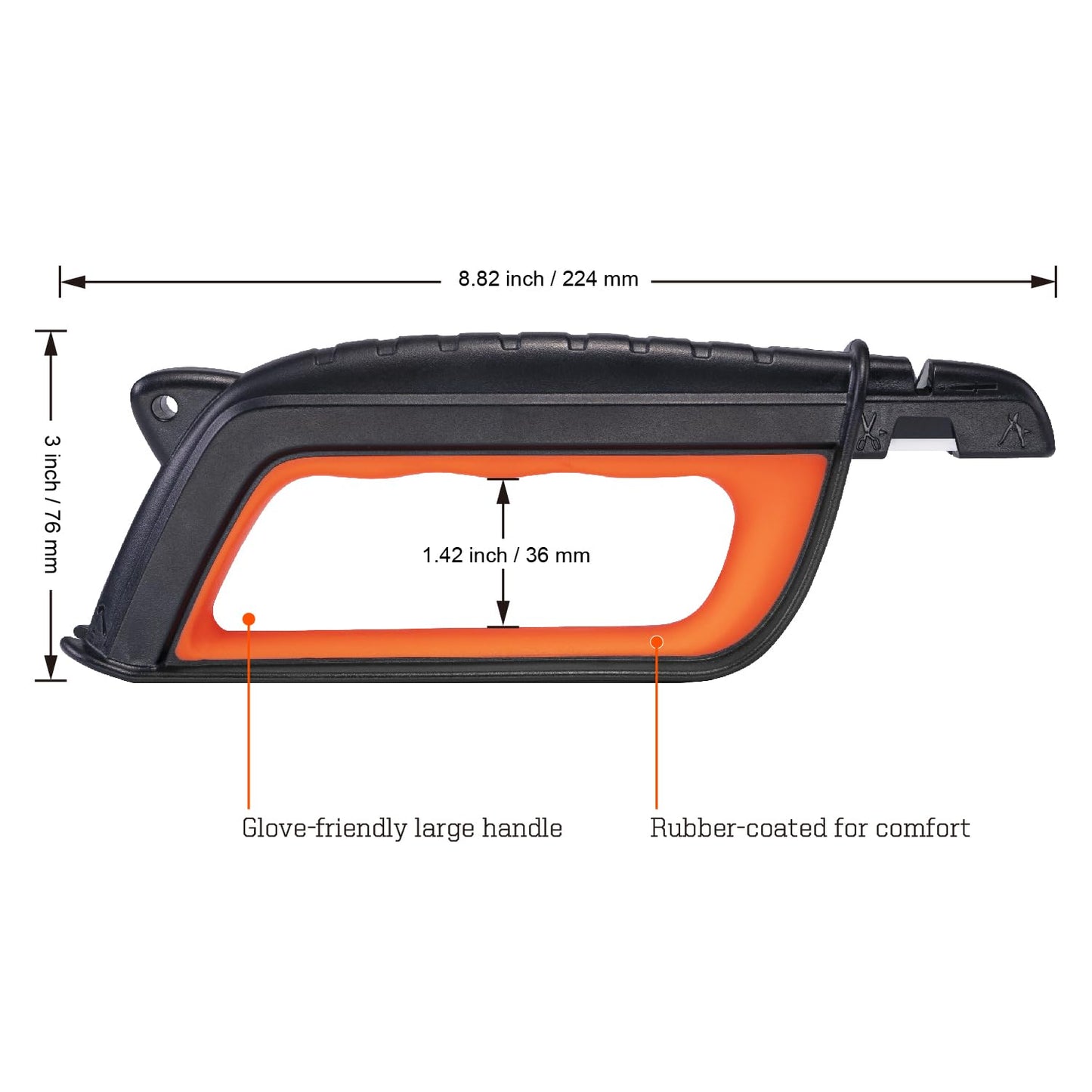 SHARPAL 103N All-in-1 Knife Garden Tool Lawn Mower Blade Sharpener - Available at All In One Marketplace Canada