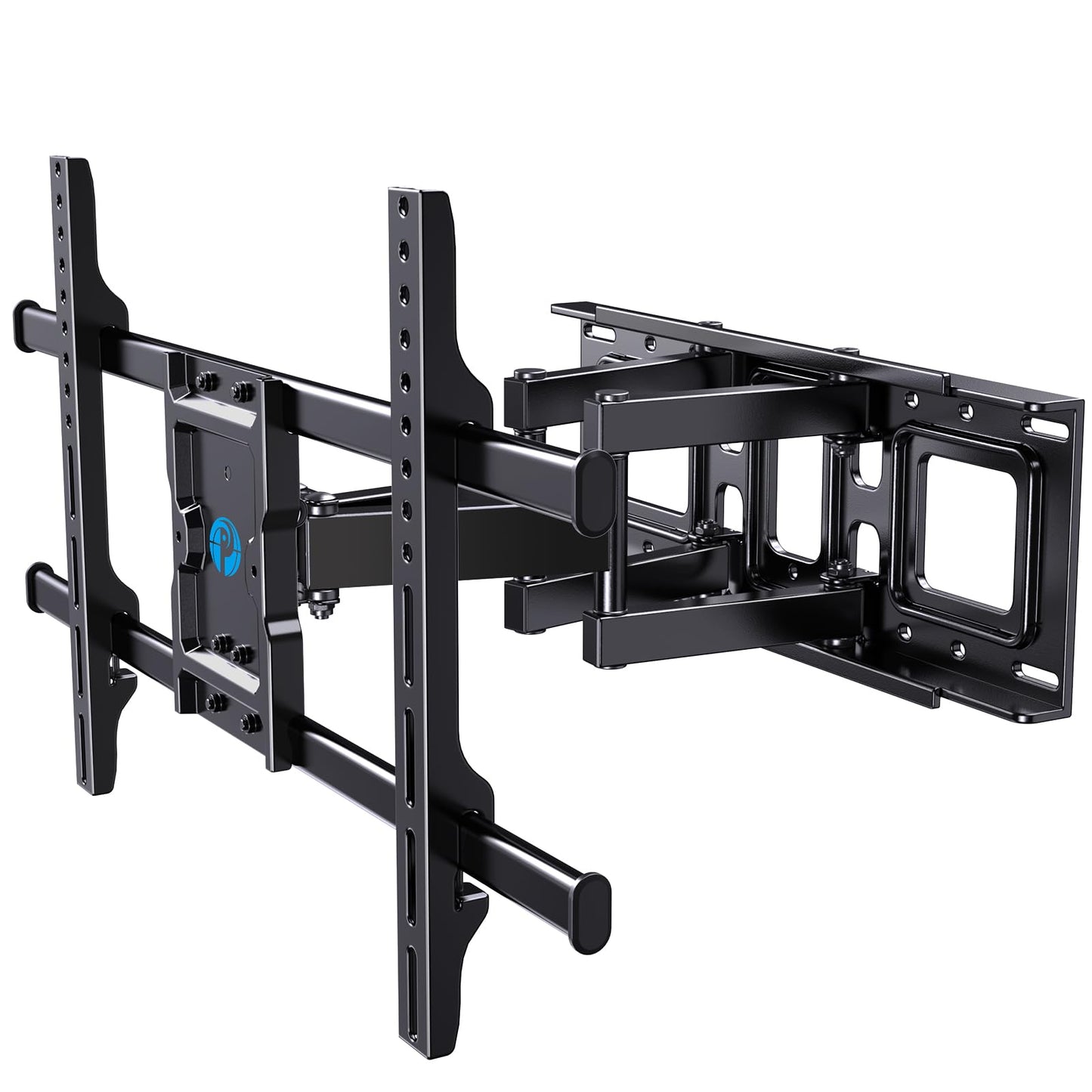 Pipishell Full Motion TV Wall Mount for 37-84" Flat Curved TVs, Wall Mount TV Bracket with Dual Articulating Arms Swivel Tilt Rotation, TV Mount up to 132lbs Max VESA 600x400 Fit 12"-16" Wood Stud
