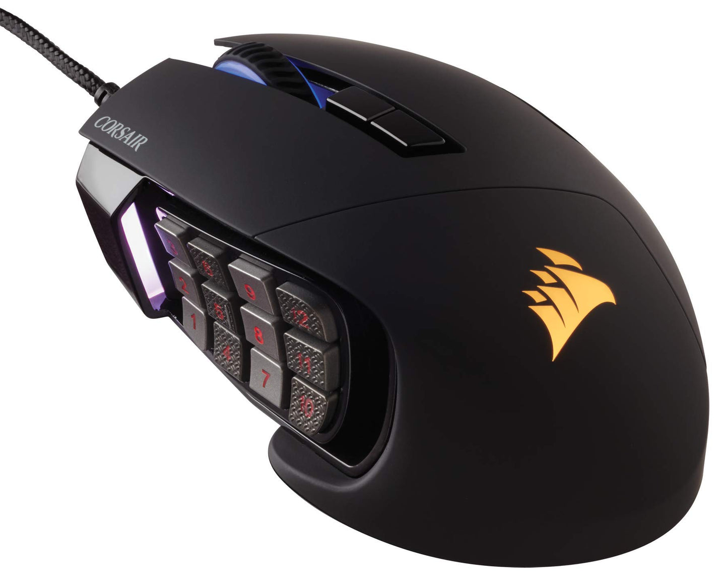 Corsair Scimitar RGB Elite Gaming Mouse for MOBA, MMO - 18,000 DPI - 17 Progammable Buttons - iCUE Compatible - Black 🍁 All In One Marketplace Canada