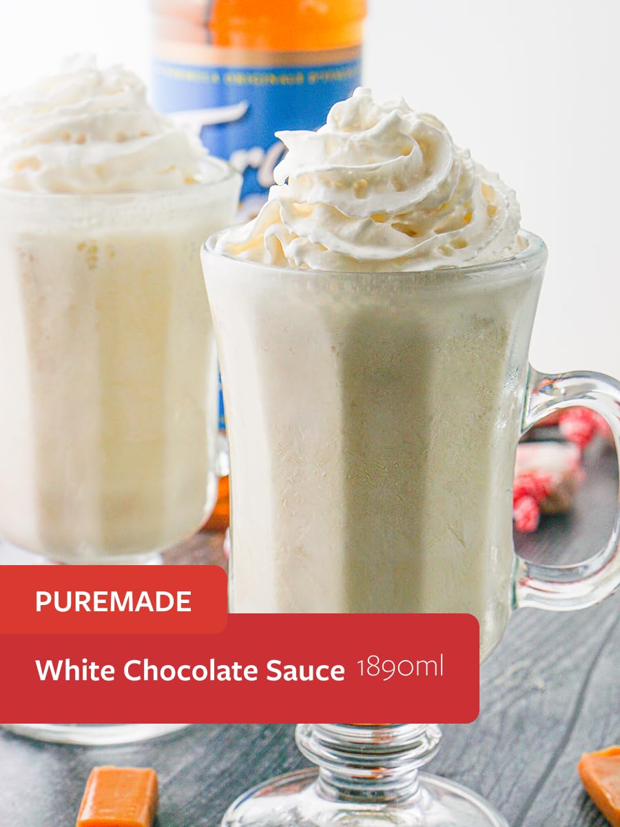 Torani Puremade White Chocolate Sauce, 64 Ounce