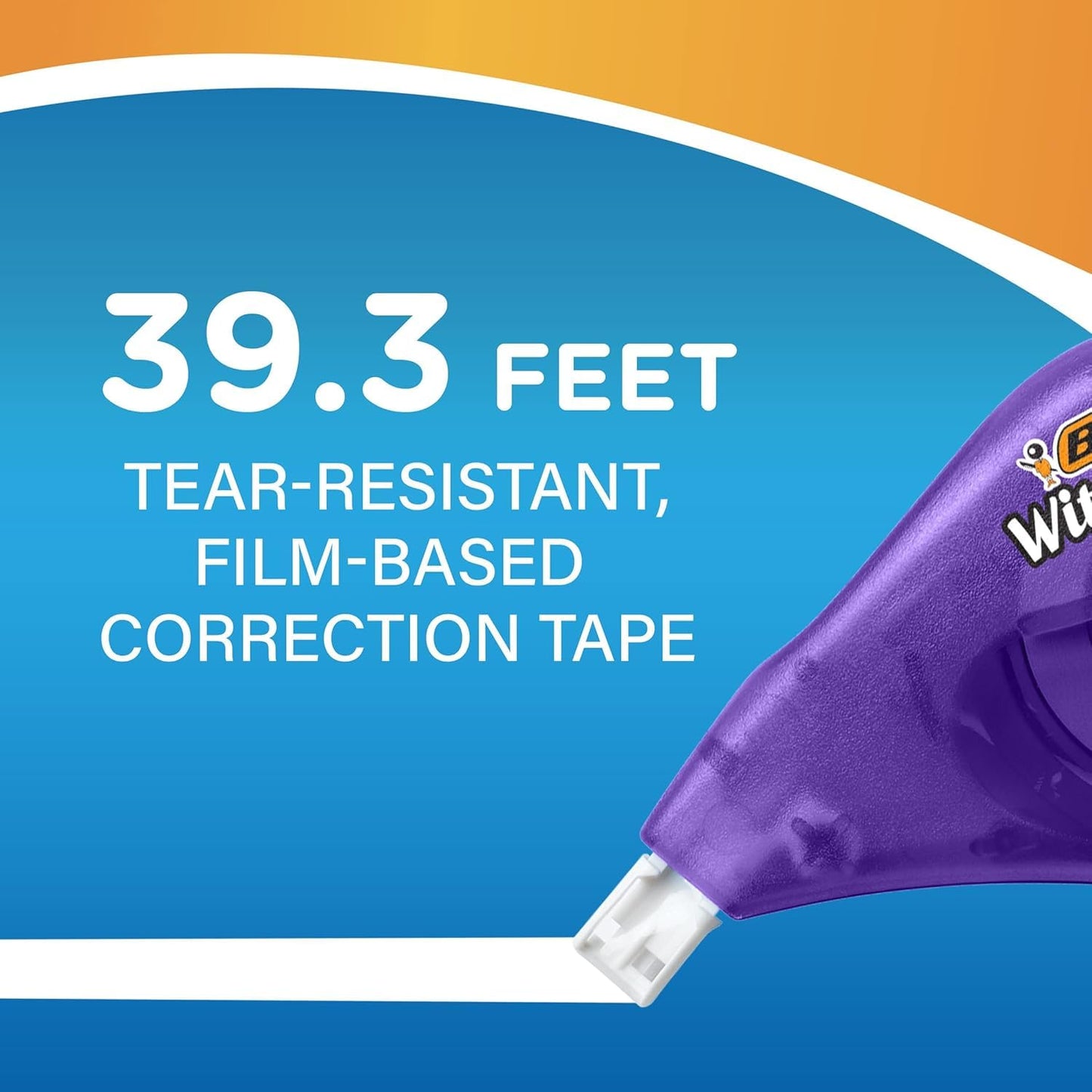 BIC Wite-Out Brand EZ Correct Correction Tape, 39.3 Feet, 18-Count Pack of white Correction Tape, Fast, Clean and Easy to Use Tear-Resistant Tape Office or School Supplies π All In One Marketplace Canada