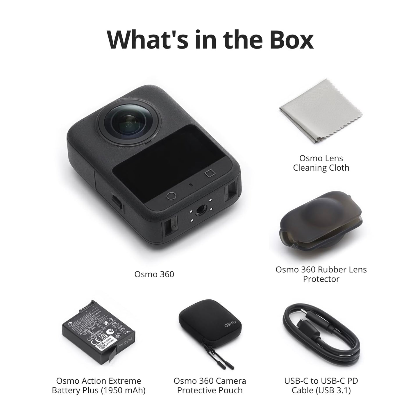 DJI Osmo 360 Standard Combo, 360 Action Camera DJI