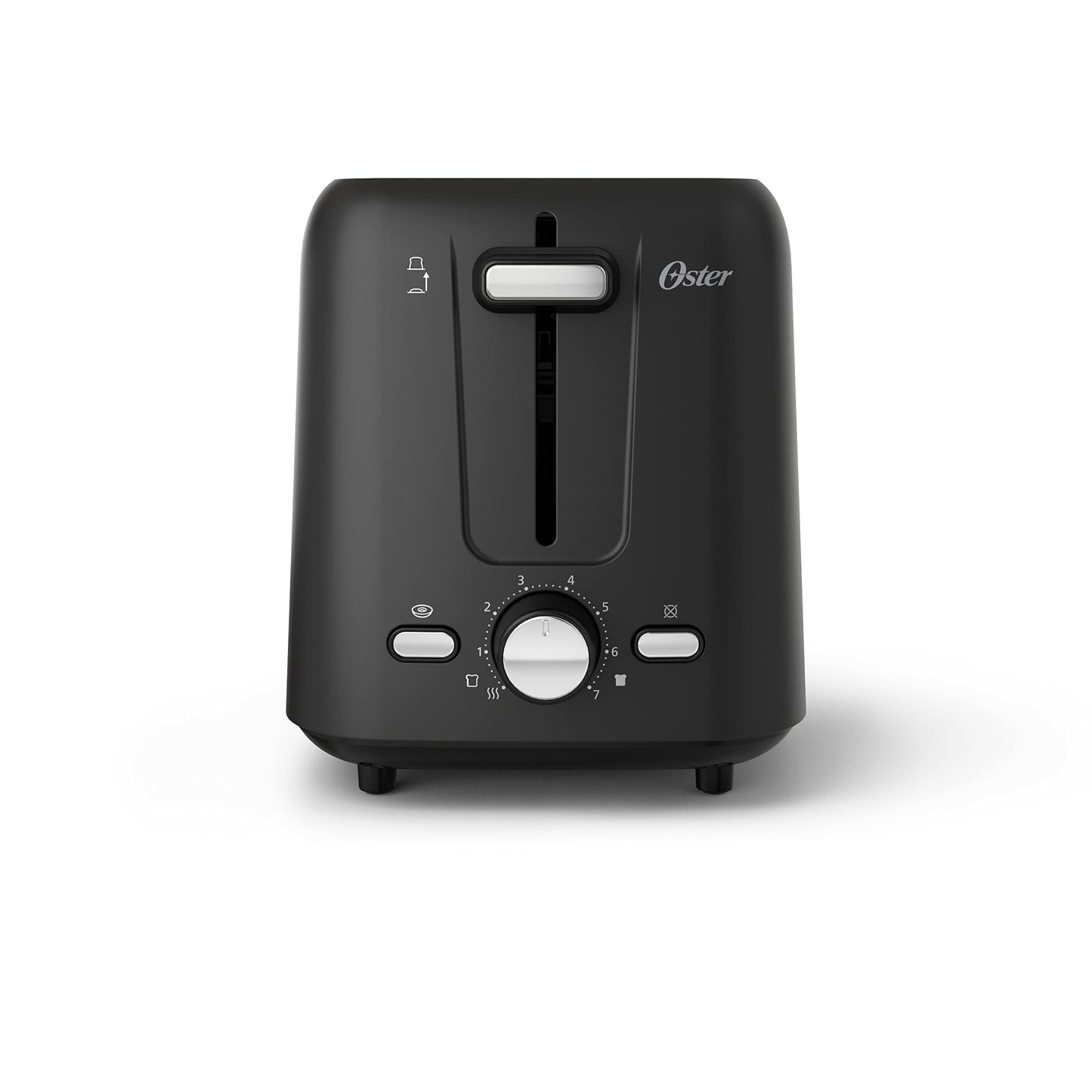Oster 2-Slice Toaster with Custom Bagel Setting and Extra-Wide Slots, Black