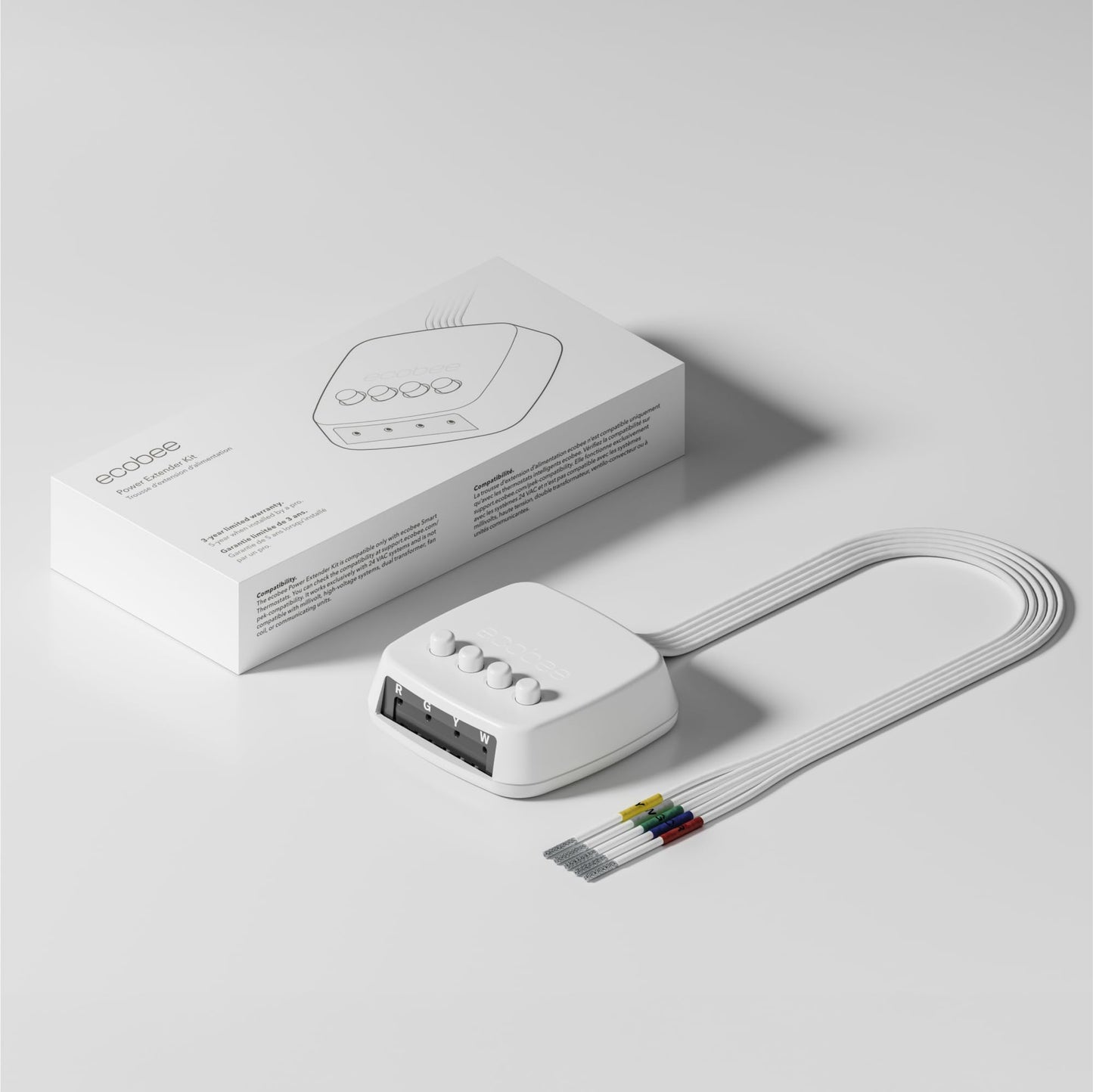 ecobee Power Extender Kit C-Wire Adapter ecobee Smart Thermostat Essential ecobee