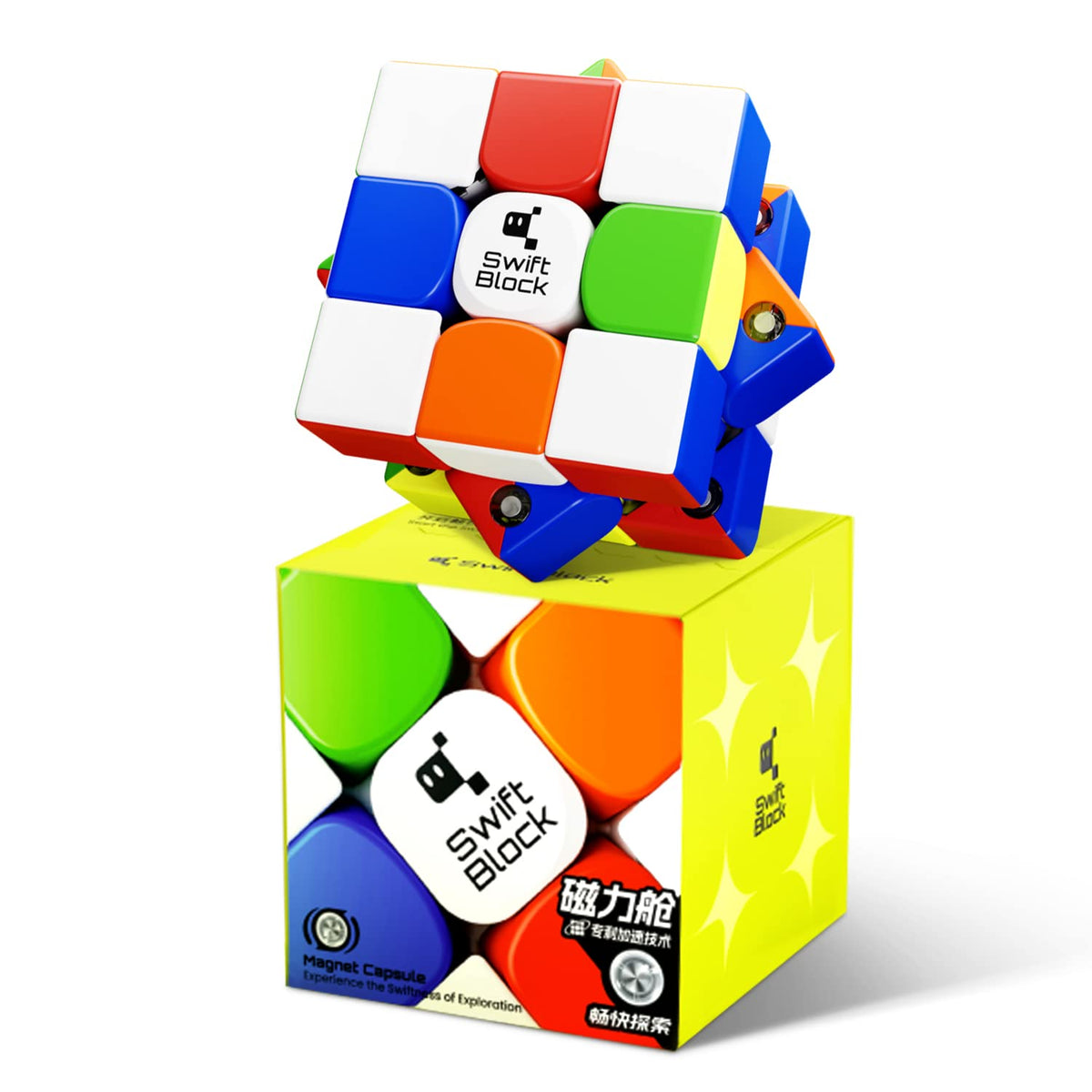 Swift Block 355S Speed Cube 3x3 Magnetic 55mm Small Size for Kids Beginners 🍁 All In One Marketplace Canada